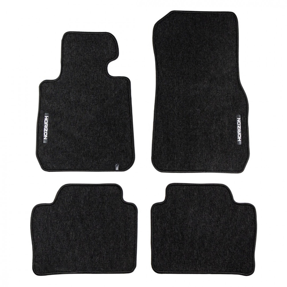 Автоковрики тканевые черные BMW 3 Serie F30 (2011-2018) HORIZON HR420991