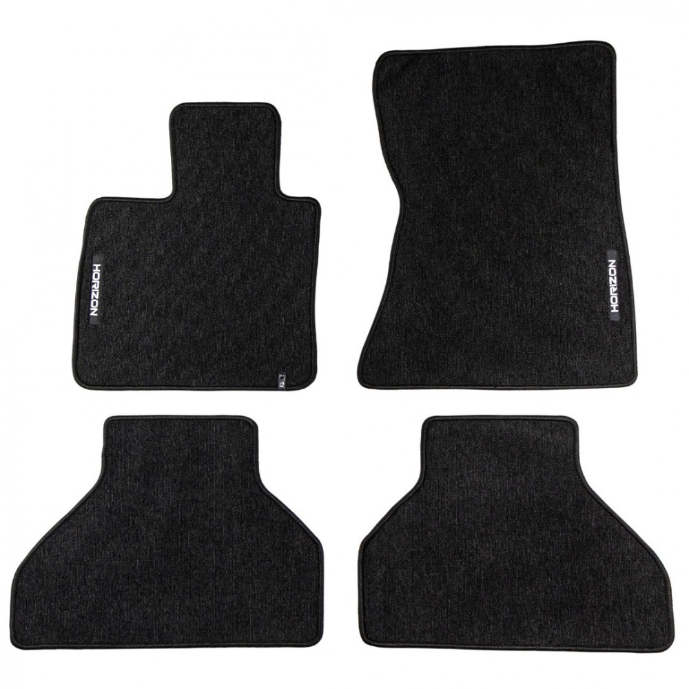 Автоковрики тканевые черные BMW X5 E70 (2006-2013) HORIZON HR423770