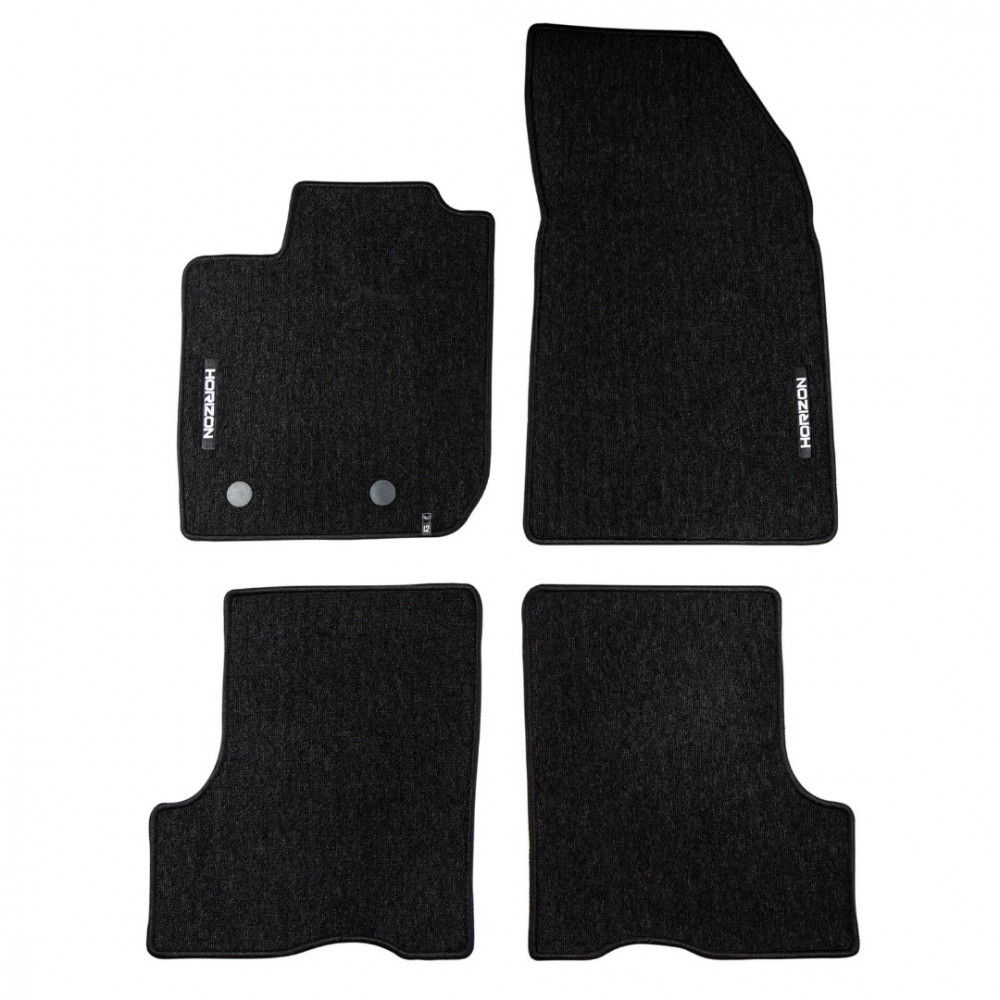 Автоковрики тканевые черные Dacia Duster (2017-2021) HORIZON HR423848