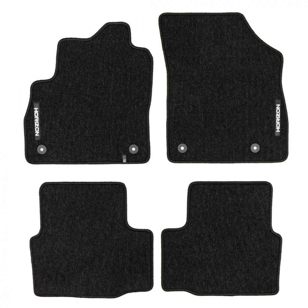 Автоковрики тканевые черные Opel Astra K (2015-2022) HORIZON HR424173