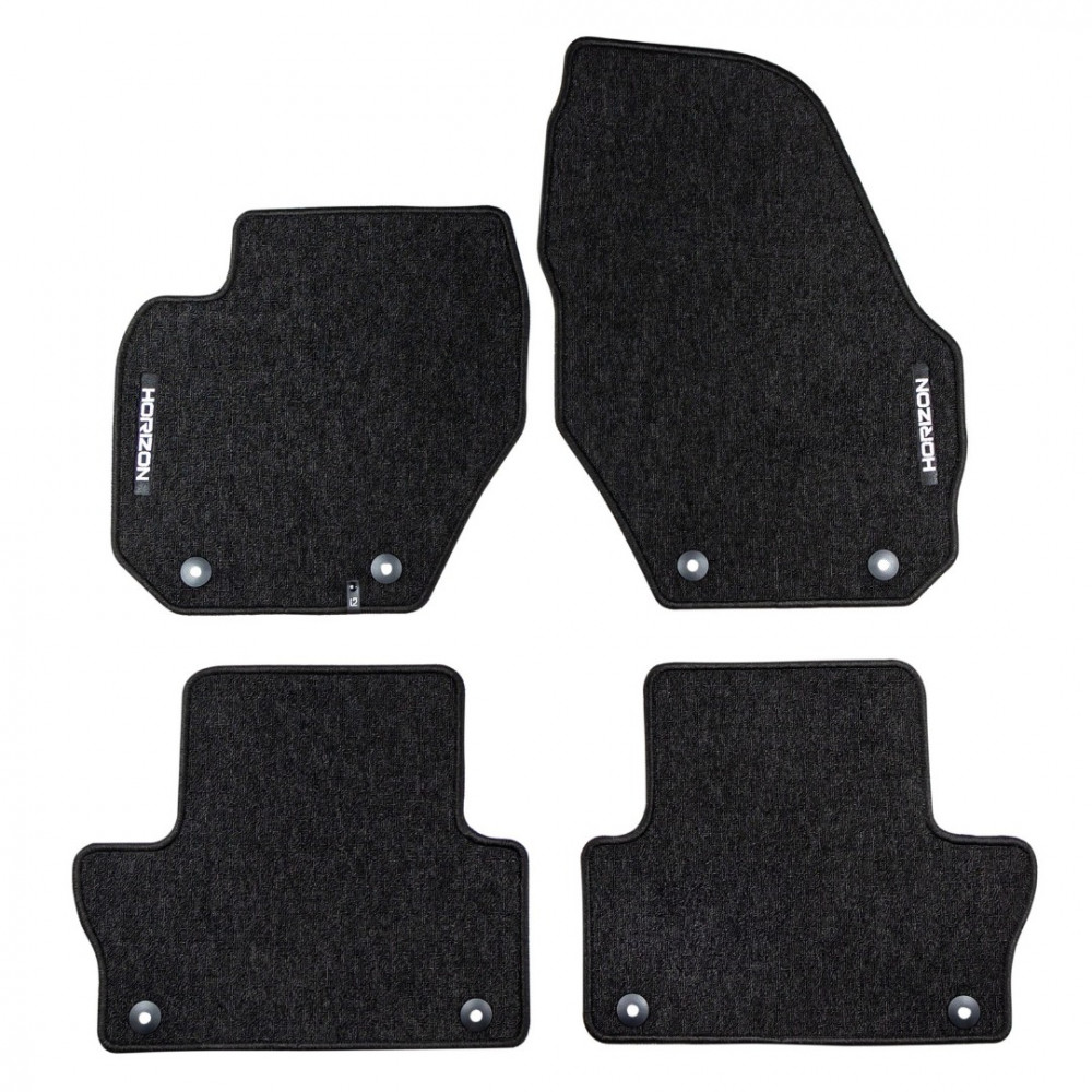 Auto tekstiilmatid mustad Volvo XC60 (2008-2014) HORIZON HR424432