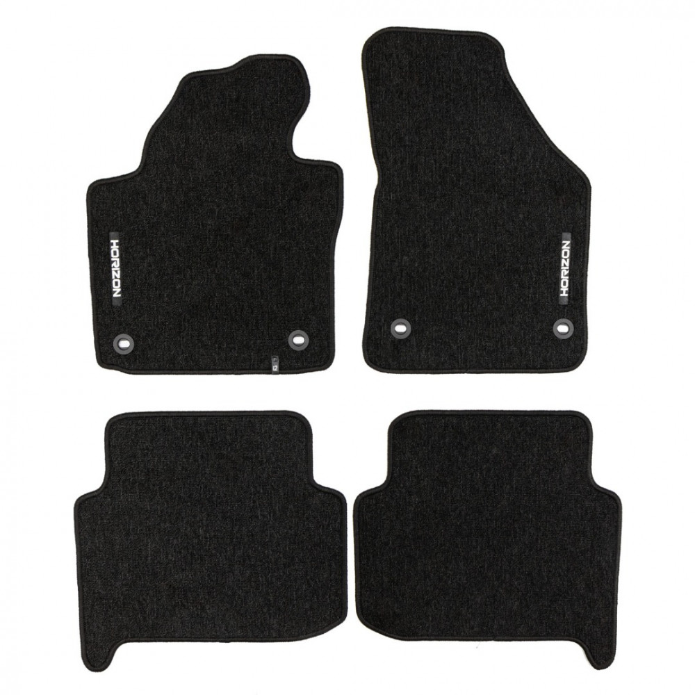 Автоковрики тканевые черные VW Touran (2003-2015) HORIZON HR424555