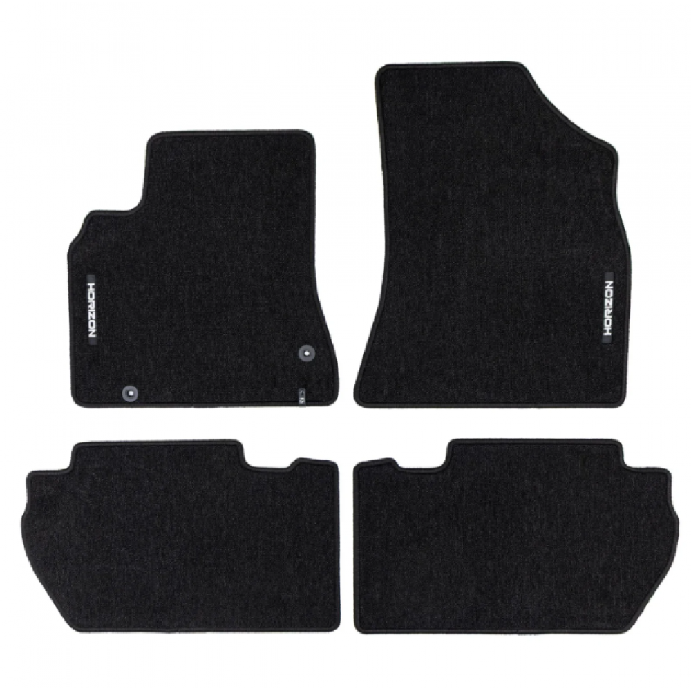 Auto tekstiilmatid mustad Citroën Berlingo III (2018-...) HORIZON HR466098