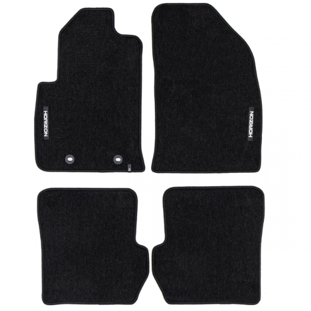 Auto tekstiilmatid mustad Ford Fusion (2005-2012) HORIZON HR466227