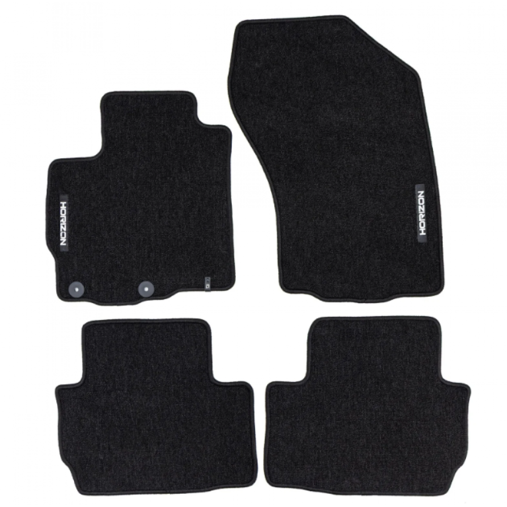 Автоковрики тканевые черные Citroën C-Crosser (2007-2012) HORIZON HR466647