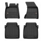 CAR RUBBER FLOOR MATS BLACK AUDI A8 LONG (2010-2017) 3D FROGUM 