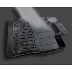 Car rubber floor mats black TOYOTA LAND CRUISER 150 (2009-...) 3D FROGUM