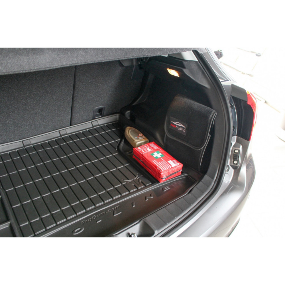 Car rubber trunk mat VW TIGUAN II bottom floor (2016-...) FROGUM