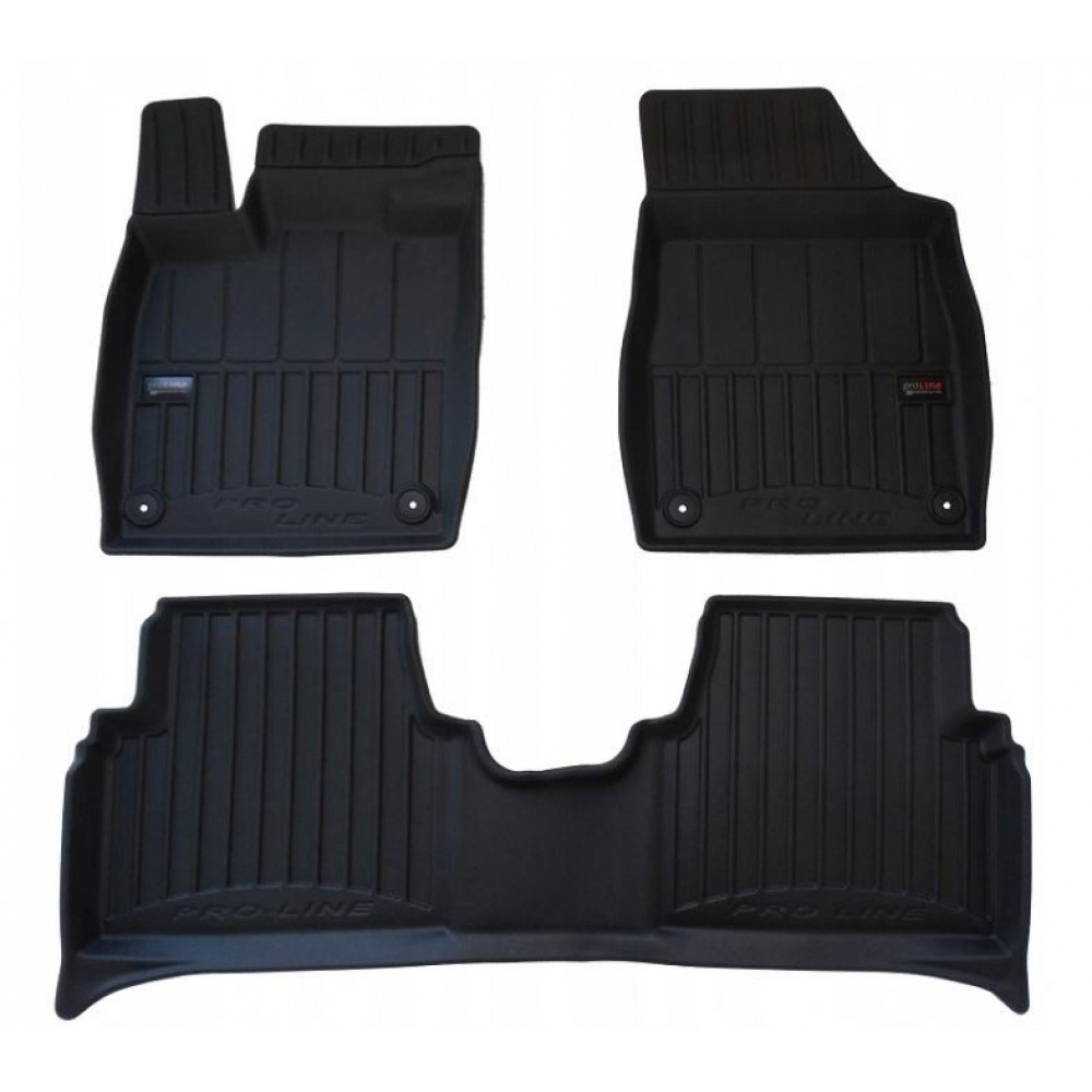 Car rubber floor mats black VW ID.3 (2020-...) 3D FROGUM