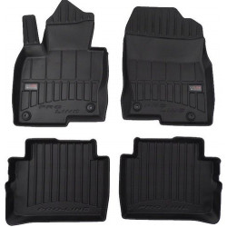 Car rubber floor mats black FIAT FREEMONT (2011-...) 3D FROGUM