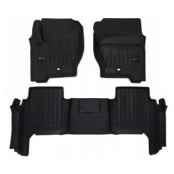 Car rubber floor mats black LAND ROVER RANGER ROVER SPORT I (2005-2013) 3D FROGUM