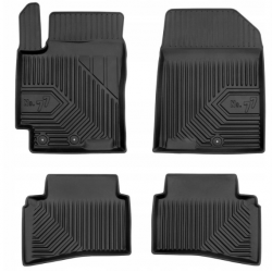 CAR RUBBER FLOOR MATS BLACK KIA RIO IV (2017-...) NO.77 FROGUM