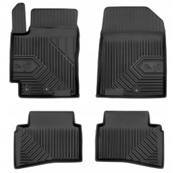 CAR RUBBER FLOOR MATS BLACK KIA STONIC (2017-...) NO.77 FROGUM