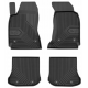 CAR RUBBER FLOOR MATS BLACK AUDI A4 B5 (1994-2001) NO.77 FROGUM