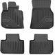 CAR RUBBER FLOOR MATS BLACK BMW X4 II G02 (2018-...) NO.77 FROGUM