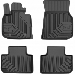 CAR RUBBER FLOOR MATS BLACK BMW X3 G01 (2017-...) NO.77 FROGUM