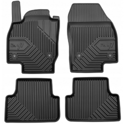 CAR RUBBER FLOOR MATS BLACK VOLKSWAGEN T-CROSS (2018-...) NO.77 FROGUM