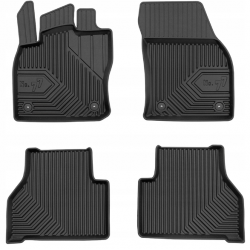 CAR RUBBER FLOOR MATS BLACK VOLKSWAGEN CADDY V (2021-...) NO.77 FROGUM