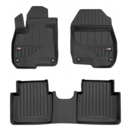 Car rubber floor mats black HONDA CR-V (2018-...) 3D FROGUM