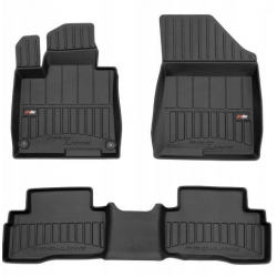 CAR RUBBER FLOOR MATS BLACK KIA SPORTAGE Hybrid (2021-...) 3D FROGUM