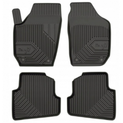 CAR RUBBER FLOOR MATS BLACK SKODA FABIA II (2007-2014) NO.77 FROGUM