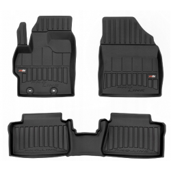 Car rubber floor mats black TOYOTA YARIS IV (2020-...) 3D FROGUM