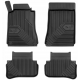 CAR RUBBER FLOOR MATS BLACK MERCEDES C-KLASS W203 (2000-2007) NO.77 FROGUM