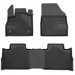 CAR RUBBER FLOOR MATS BLACK RENAULT ESPACE V (2015-...) NO.77 FROGUM