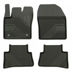 CAR RUBBER FLOOR MATS BLACK TOYOTA C-HR (2016-...) NO.77 FROGUM