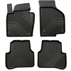 CAR RUBBER FLOOR MATS BLACK VOLKSWAGEN PASSAT B7 (2010-2014) NO.77 FROGUM