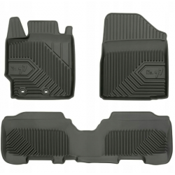 CAR RUBBER FLOOR MATS BLACK TOYOTA YARIS II (2005-2011) NO.77 FROGUM