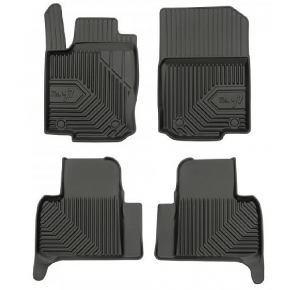 CAR RUBBER FLOOR MATS BLACK MB GL-CLASS X166 (2012-2020) NO.77 FROGUM