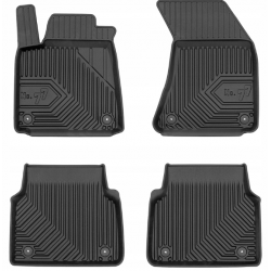 CAR RUBBER FLOOR MATS BLACK AUDI A8 (2010-2017) NO.77 FROGUM