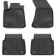 CAR RUBBER FLOOR MATS BLACK AUDI A8 (2010-2017) NO.77 FROGUM