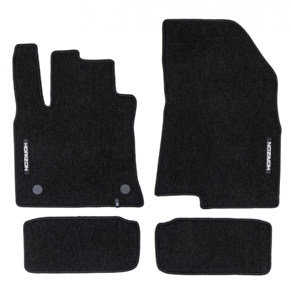 Auto tekstiilmatid mustad Dacia Sandero III (2020-...) HORIZON HR458697