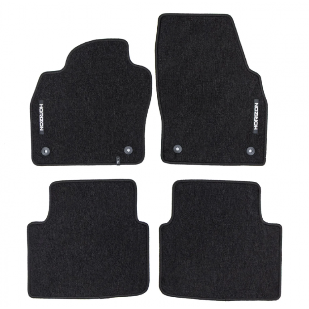 Автоковрики тканевые черные Skoda Kamiq (2019-...) HORIZON HR458772
