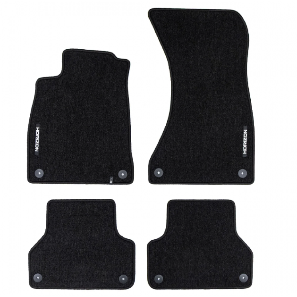 Kangasmattosarja musta Audi A4 B9 (2015-2023) HORIZON HR466081