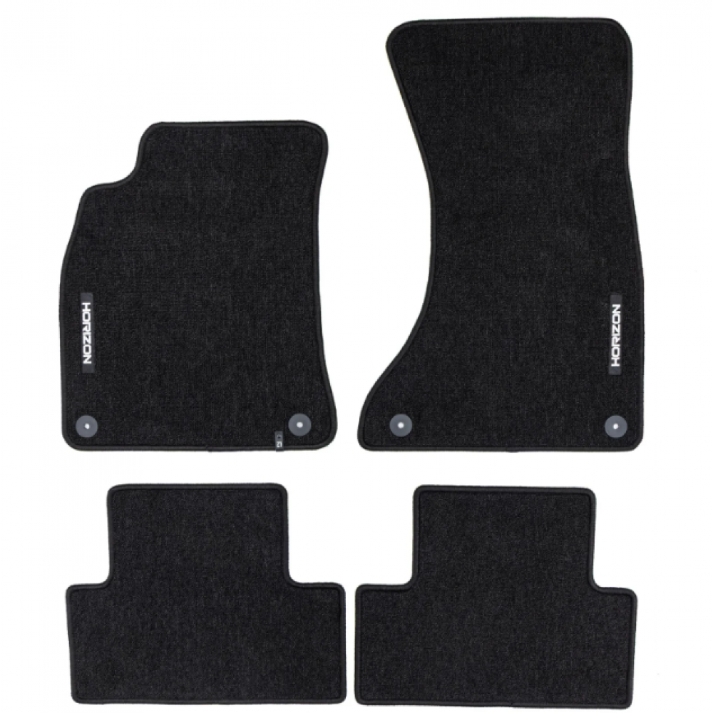 Auto tekstiilmatid mustad Audi A5 Sportback 8T (2009-2016) HORIZON HR466487