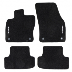 Auto paklāji auduma melnie Audi Q2 (2016-2020) HORIZON HR466517