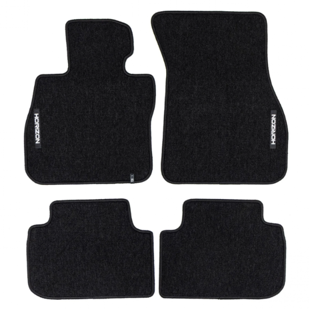 Автоковрики тканевые черные BMW 1 Serie F40 (2019-2024) HORIZON HR466555