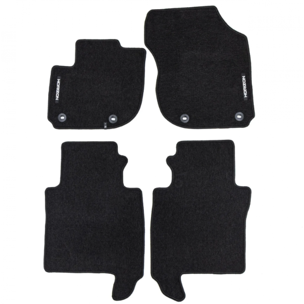 Автоковрики тканевые черные Honda HR-V (2013-2021) HORIZON HR466852