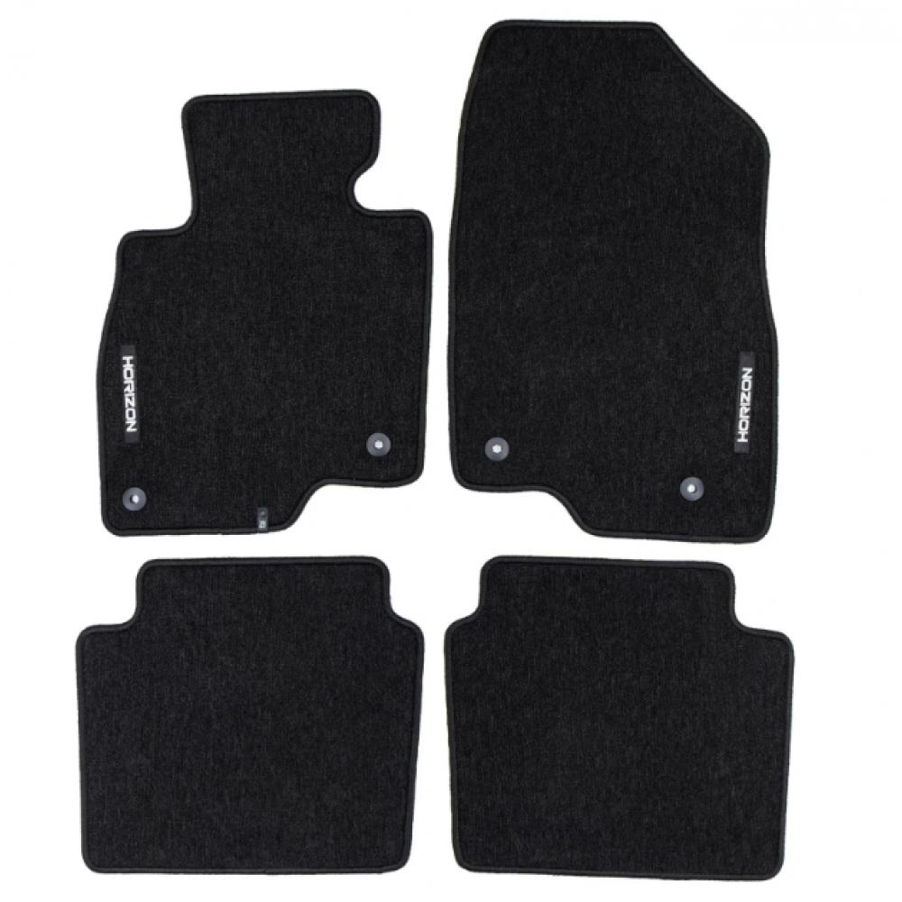 Автоковрики тканевые черные Mazda 6 (2012-2024) HORIZON HR467507