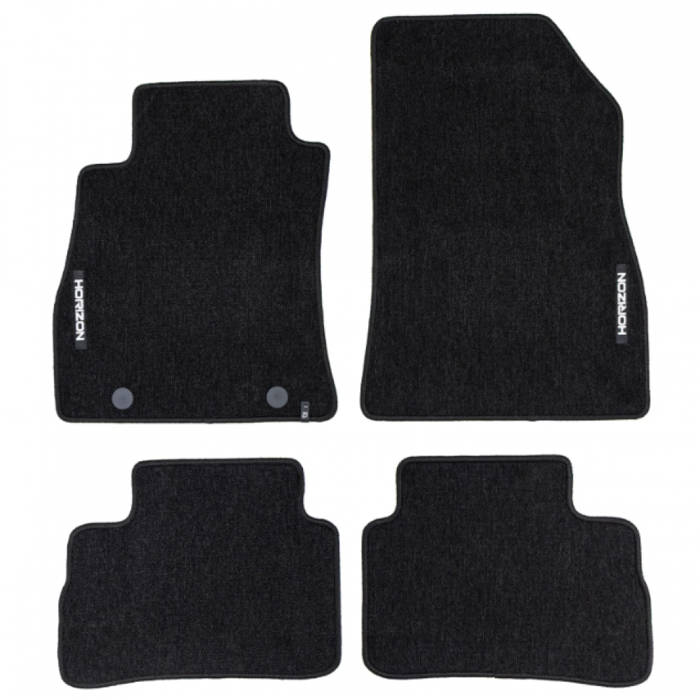 Автоковрики тканевые черные Nissan Juke (2010-2019) HORIZON HR467590