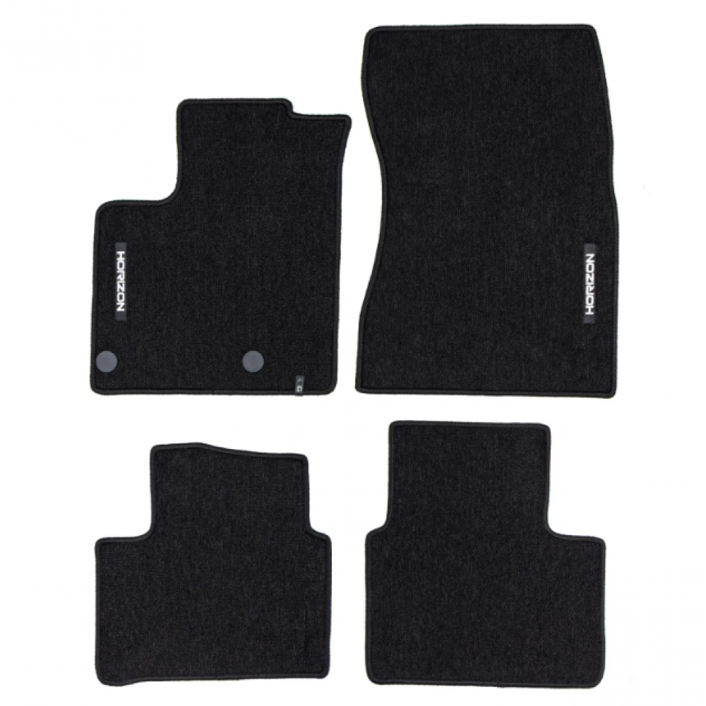 Auto tekstiilmatid mustad Nissan Qashqai III (2021-...) HORIZON HR467651