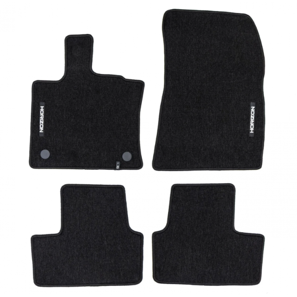 Auto tekstiilmatid mustad Renault Captur II (2019-...) HORIZON HR467866