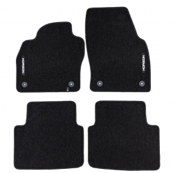 Auto tekstiilmatid mustad Skoda Scala (2019-...) HORIZON HR469952