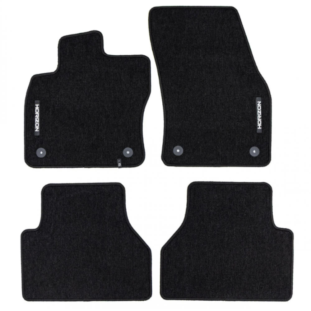 Car textile mats VW Caddy (2020-...) HORIZON HR800022
