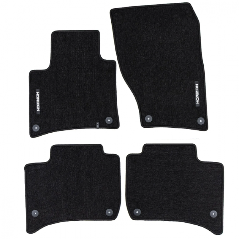 Car textile mats VW Touareg II (2010-2018) HORIZON HR800084