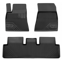 CAR RUBBER FLOOR MATS BLACK TESLA 3  (2017-...) NO.77 FROGUM