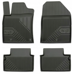  CAR RUBBER FLOOR MATS BLACK HYUNDAI I30 III (2017-...) NO.77 FROGUM